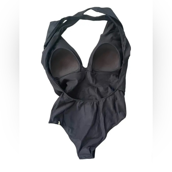 Summersalt sz 12 deep dive plunge one pieces black bathing suit great condition - Picture 6 of 8